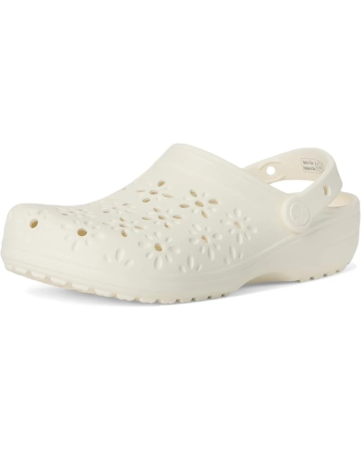 Crocs Classic Clogs with Floral Cut Out Design 7 Crocs Classic Clogs with Floral Cut Out Design - Image 7