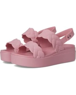 Crocs Brooklyn Woven Low Wedges Platform Sandals -Komat Crocs Store 613IhCV3PL. AC SR736920