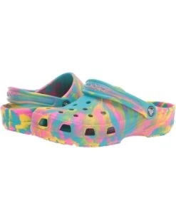 Crocs Kids Classic Marbled Tie-Dye Clog (Little Kid/Big Kid) | Clogs -Komat Crocs Store 61S0we3lJpL. AC SR736920
