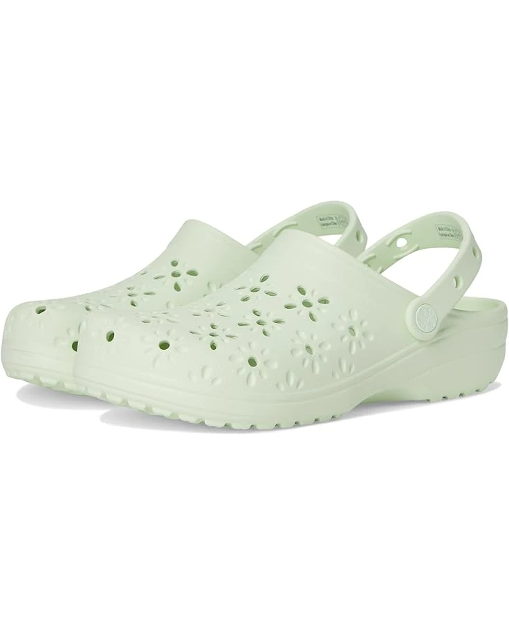 Crocs Classic Clogs with Floral Cut Out Design 9 Crocs Classic Clogs with Floral Cut Out Design - Image 9