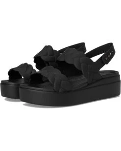Crocs Brooklyn Woven Low Wedges Platform Sandals
