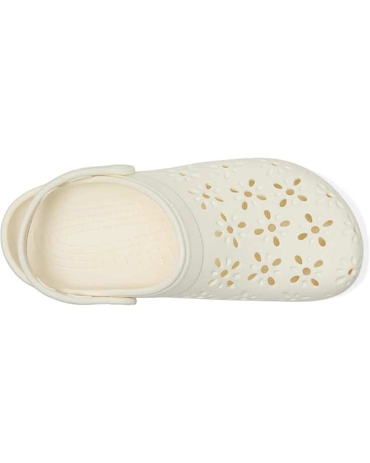 Crocs Classic Clogs with Floral Cut Out Design 2 Crocs Classic Clogs with Floral Cut Out Design - Image 2