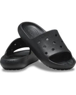 Crocs Kids Classic Slide V2 (Little Kids/Big Kids) | Sandals -Komat Crocs Store 711IZFLg48L. AC SR736920
