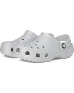 Crocs Kids Classic Glitter Clogs (Little Kid/Big Kid) -Komat Crocs Store 712mh39 EWL. AC SR736920