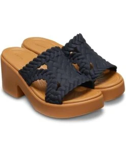Crocs Brooklyn Woven Slide Heels