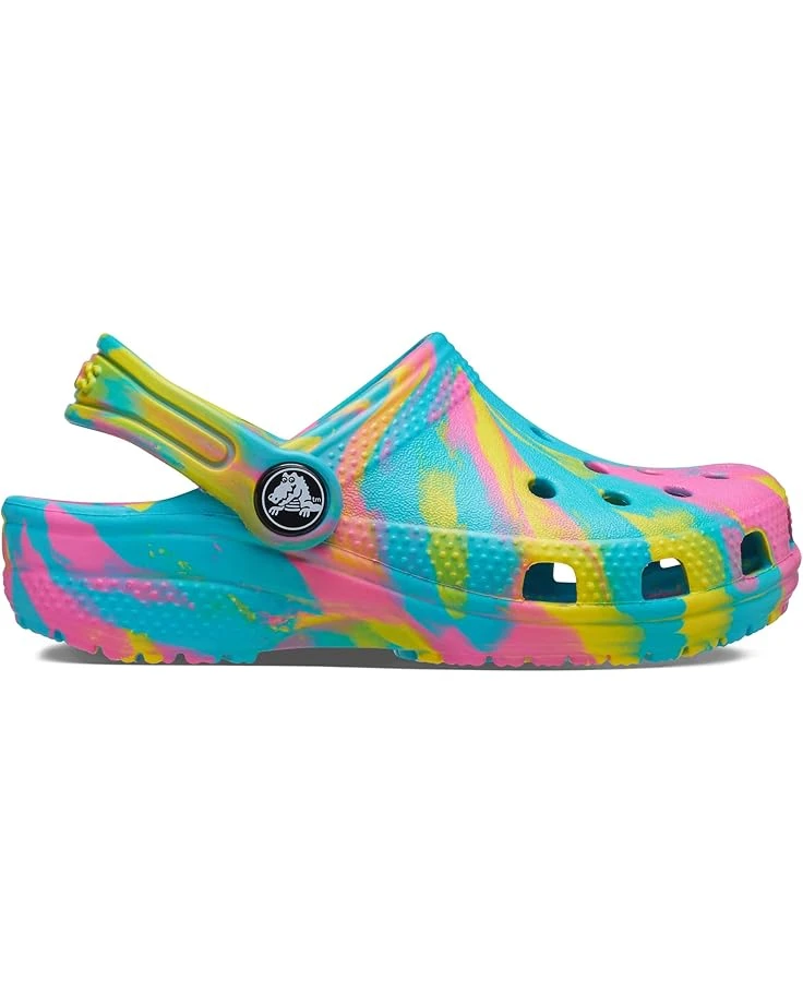 Crocs Kids Classic Marbled Tie-Dye Clog (Toddler) | Clogs 6 Crocs Kids Classic Marbled Tie-Dye Clog (Toddler) | Clogs - Image 6