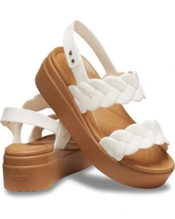 Crocs Brooklyn Woven Low Wedges Platform Sandals -Komat Crocs Store 71kpRaaM1aL. AC SR736920