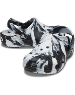 Crocs Kids Classic Marbled Tie-Dye Clog (Toddler) | Clogs
