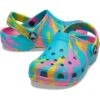 Crocs Kids Classic Marbled Tie-Dye Clog (Toddler) | Clogs